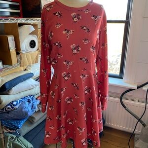 LOFT Pink Floral Fabric